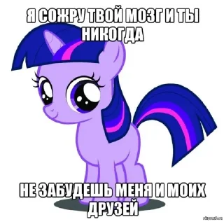 Sticker Я пони а ты нет смирись - 5