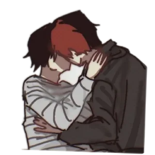 Sticker —Я тя люблю.       —эт не взаимно - 10