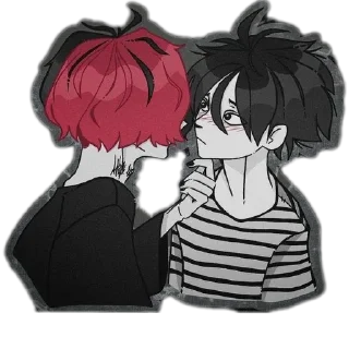 Sticker —Я тя люблю.       —эт не взаимно - 4