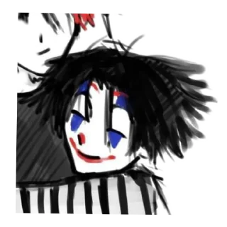 Sticker —Я тя люблю.       —эт не взаимно - 8