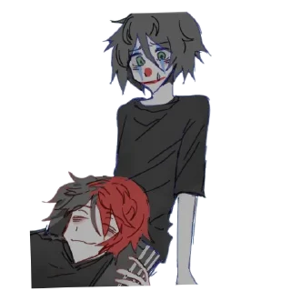 Sticker —Я тя люблю.       —эт не взаимно - 9