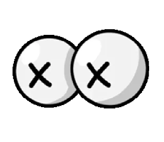 Стикер YES or NO @stickersb2b - 2