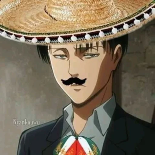 мультфильм человеческое лицо шляпа