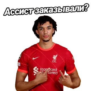 Стикер «Ливерпуль» 👉 @YNWATEAM - 9