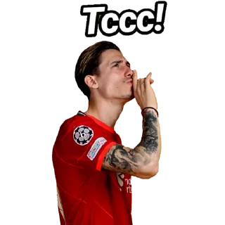 Стикер «Ливерпуль» 👉 @YNWATEAM - 5