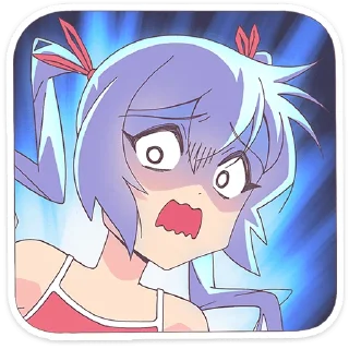 Sticker Юко @Nyasticks - 0