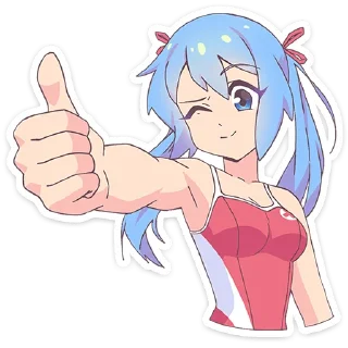 Sticker Юко @Nyasticks - 7