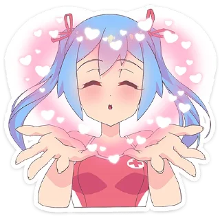 Sticker Юко @Nyasticks - 5