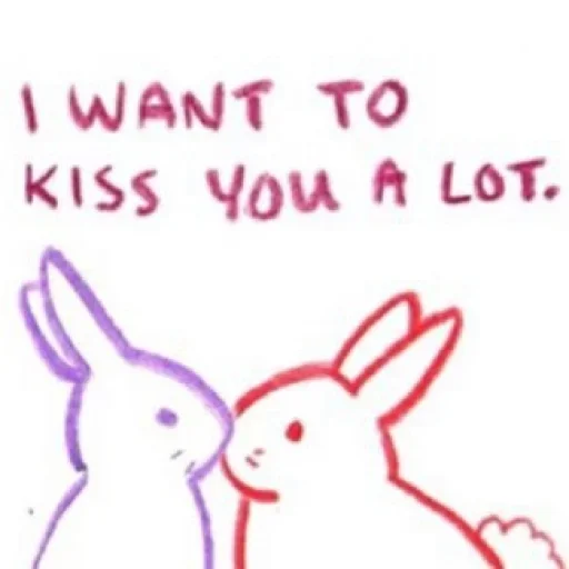 детское искусство почерк кролик