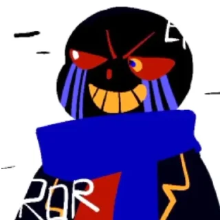 Sticker Пена в неграх. - 1