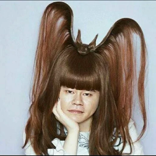 hairpiece girl bangs
