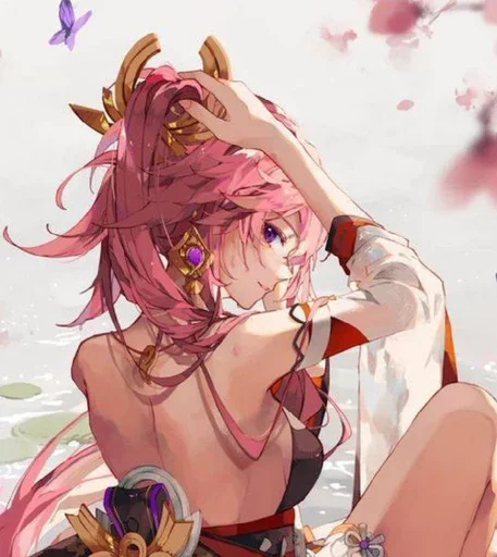 Yae Miko @itsgensharts - 