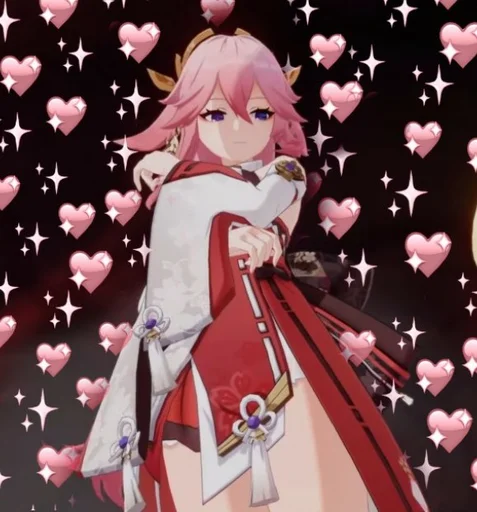 Sticker Yae Miko SIMP - 11