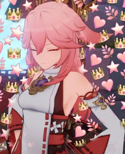 Sticker Yae Miko SIMP - 8