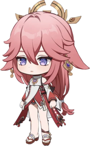 Sticker Яэ Мико - @i_Love_Akame - 10