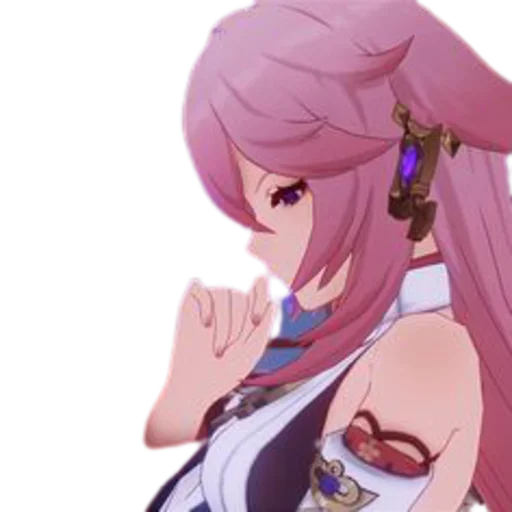 Sticker Яэ Мико - @i_Love_Akame - 6