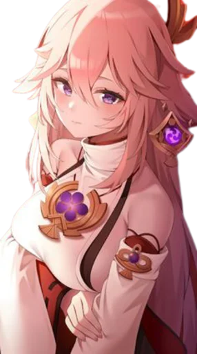 Sticker Яэ Мико - @i_Love_Akame - 5