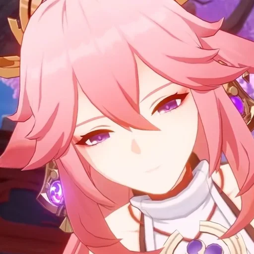 Sticker Яэ Мико - @i_Love_Akame - 0