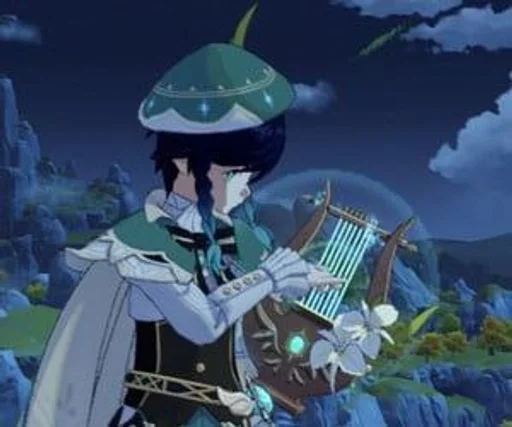 Sticker Venti the bard~♪ :: @fStikBot - 5