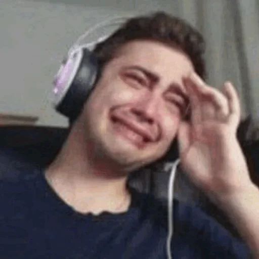 Человек человеческое лицо наушники