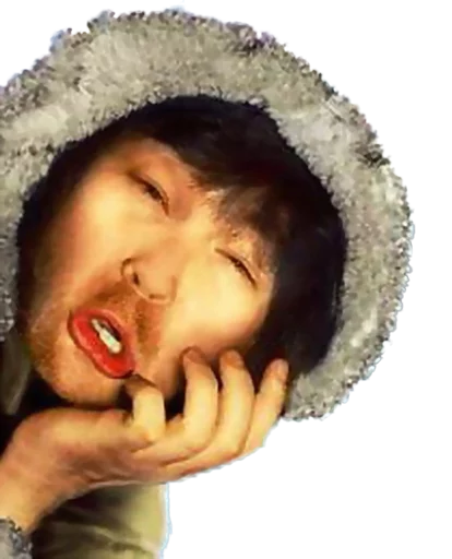 person human face clothing