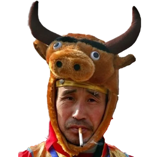 cartoon costume hat person