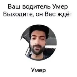 Sticker Кто повезёт тебя в последний путь - 4