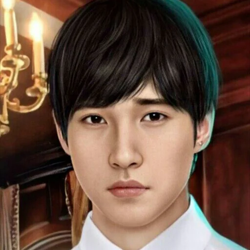 Человек человеческое лицо чёлка