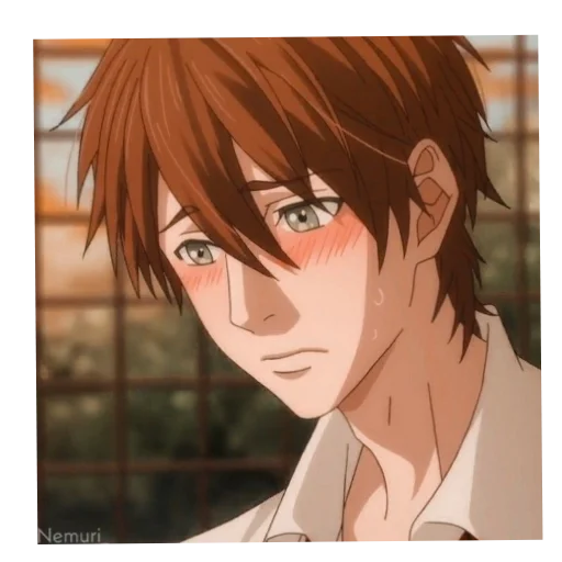 anime cartoon human face