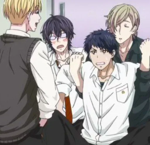 anime human face clothing