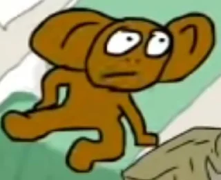 Стикер Чебурашка @l070_00_07l - 0