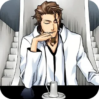 Стикер ●Aizen Sosuke | ★ - 4