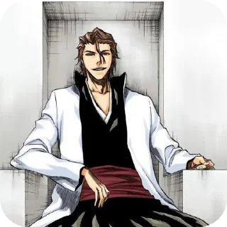 Стикер ●Aizen Sosuke | ★ - 9
