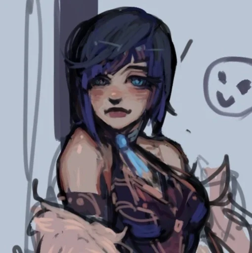 Sticker Yelan ~ @oO_Beluga_Oo :: @fStikBot - 11