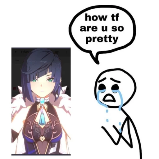 Sticker Yelan ~ @oO_Beluga_Oo :: @fStikBot - 5