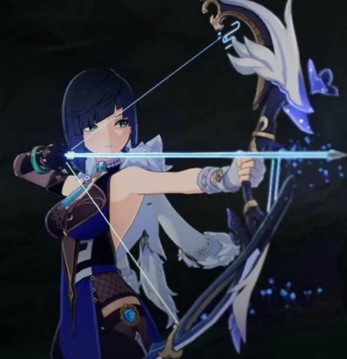 Sticker Yelan ~ @oO_Beluga_Oo :: @fStikBot - 3