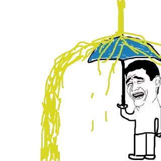 Sticker Желтый душ✨ @pornomemesy 👈🏾🔞 - 1