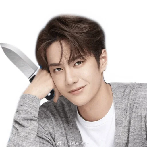 person human face knife