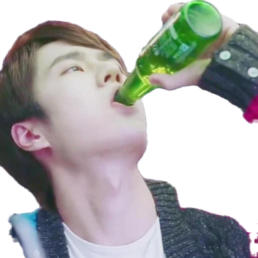 soft drink human face person