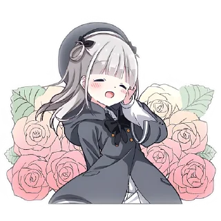 Стикер Умная-тян @nyasticks - 10