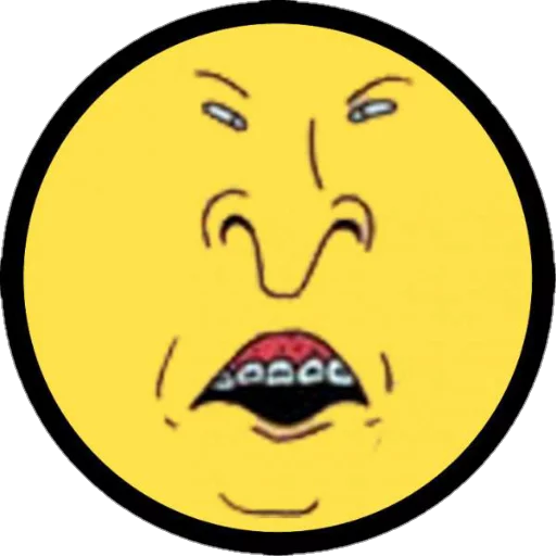 cartoon yellow emoticon