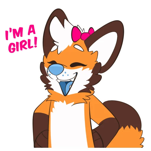 Стикер Yofluffybutts - 1