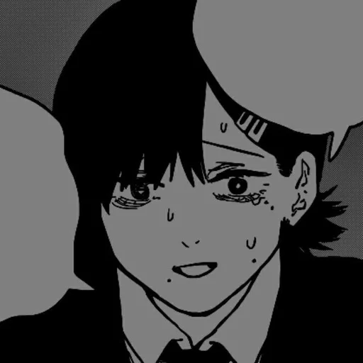 illustration human face animated cartoon