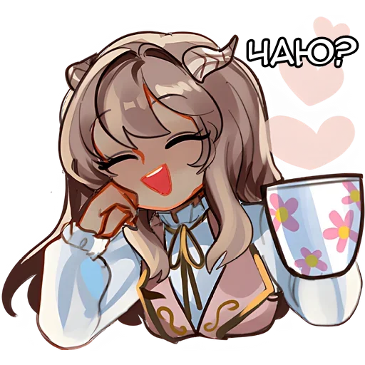 Молоко и Йогурт @anime_stickerr - 