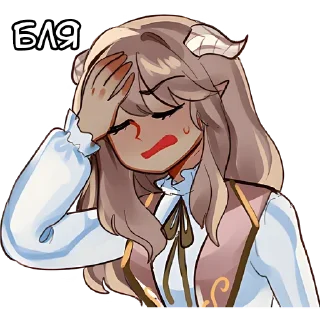 Стикер Молоко и Йогурт @anime_stickerr - 7