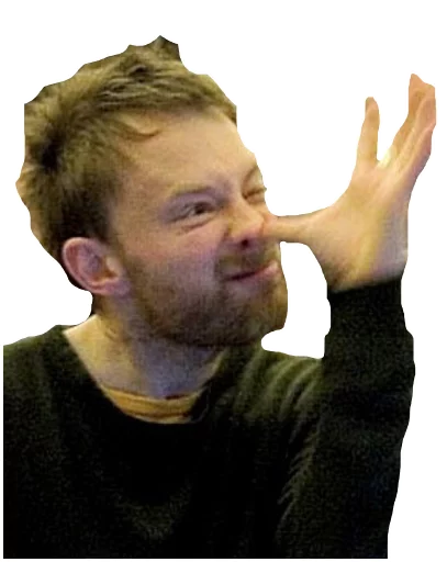 Thom Yorke - human face