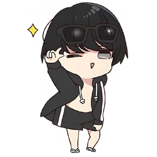 Sticker Юрудура-кун 4 @Nyasticks - 0