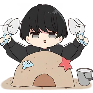 Sticker Юрудура-кун 4 @Nyasticks - 6