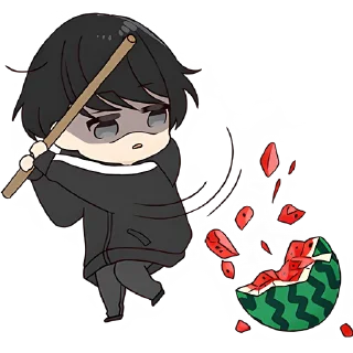 Sticker Юрудура-кун 4 @Nyasticks - 10