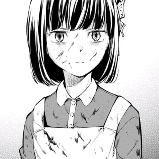 эскиз иллюстрация аниме